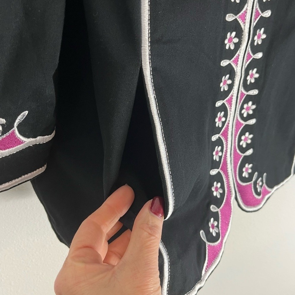 Bob Mackie Jacket XL Black - Picture 8 of 13